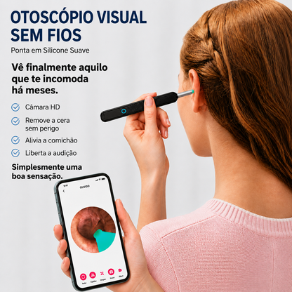 Otoscópio com câmara