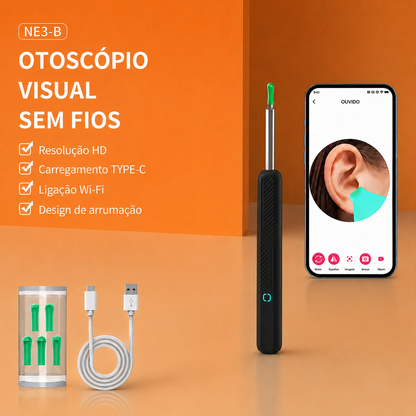 Otoscópio com câmara
