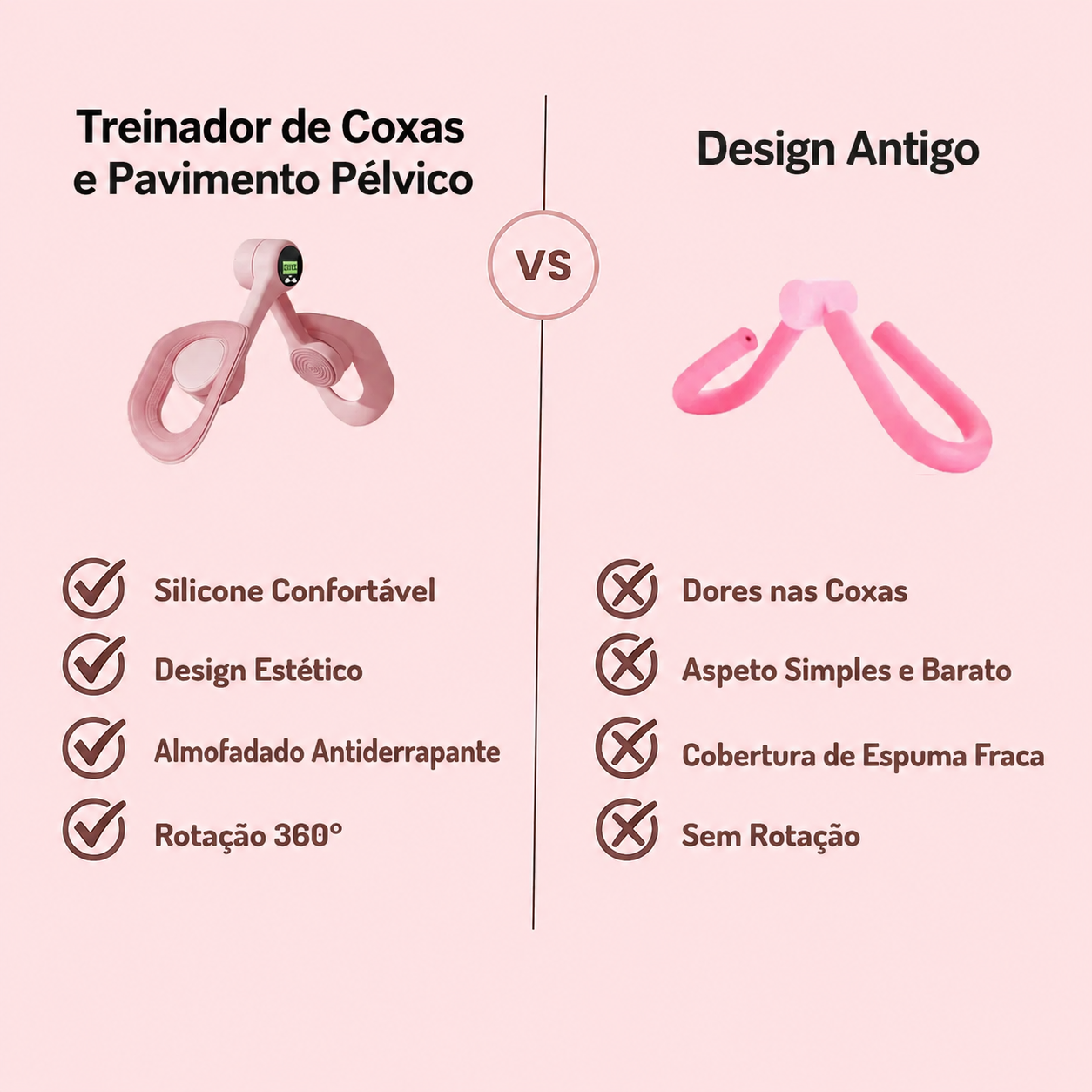 Treinador de Coxas e Pavimento Pélvico